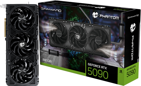 Gainward GeForce RTX 5090 Phantom 32GB GDDR7 2407 MHz Graphics Card