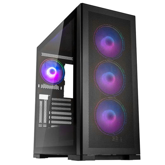 Kolink Unity Meshbay ARGB Midi Tower Case - Black Window
