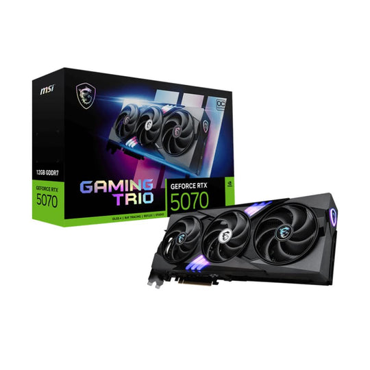 MSI GeForce RTX 5070 GAMING TRIO OC 12GB GDDR7 2610 MHz