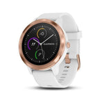 Garmin Vivoactive 3 Smart Watch, White/Gold, Refurbished