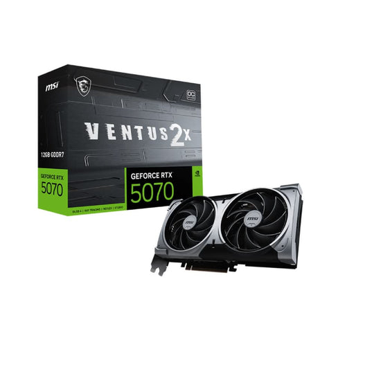 MSI GeForce RTX 5070 VENTUS 2X OC 12GB GDDR7 2542 MHz Graphics Card
