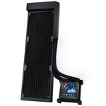 Lian Li HydroShift LCD 360 Fanless AIO CPU Cooler - 360mm Radiator - Black