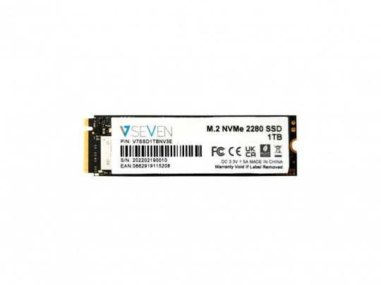 V7 V7SSD1TBNV3E internal solid state drive 1 TB M.2 Serial ATA III NVMe 3D TLC
