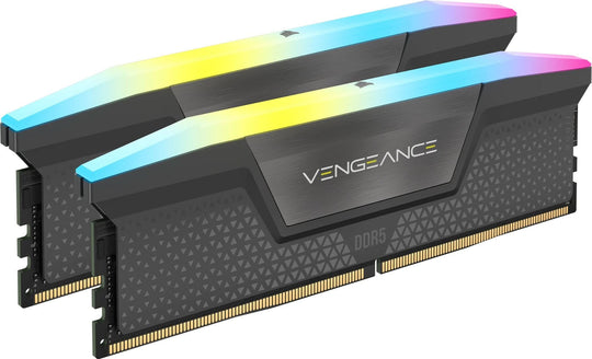 Corsair Vengeance RGB 96GB (2x48GB) DDR5 PC5-48000C30 6000MHz Dual Channel Kit - Grey