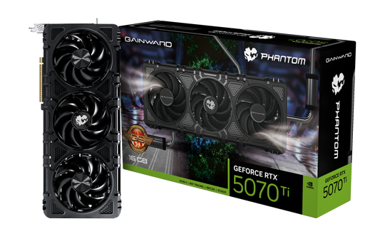 Gainward GeForce RTX 5070 Ti Phantom GS 16GB GDDR7 2512 MHz Graphics Card