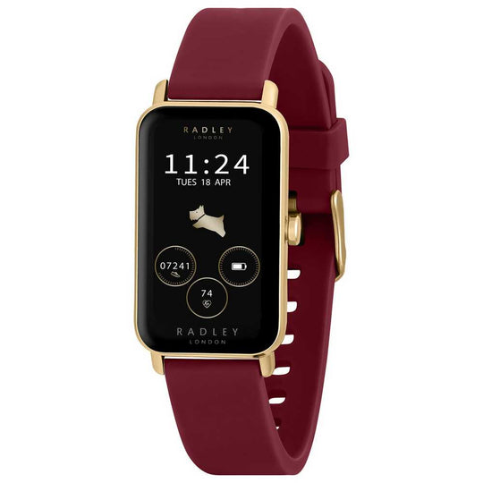 Radley Series 21 Red Silicone Strap Smart Watch