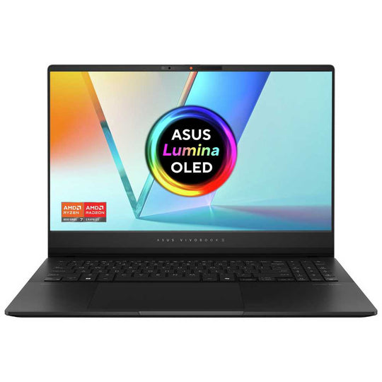 ASUS - Vivobook S 15 OLED + M5506UA-MA003W + Laptop - AMD Ryzen 7 8845HS - AMD Radeon Graphics - 16GB RAM - 512GB SSD - 15.6-inch 3K 120Hz OLED - Windows 11 Home