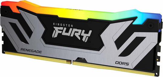 Kingston FURY Renegade RGB 24GB 8400MT/s DDR5 CL40 CUDIMM Silver XMP - KF584CU40RSA-24