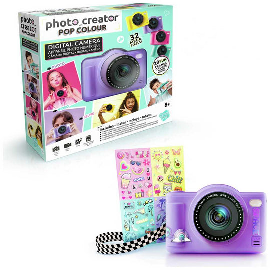 Photo Creator Pop Colour Camera Purple