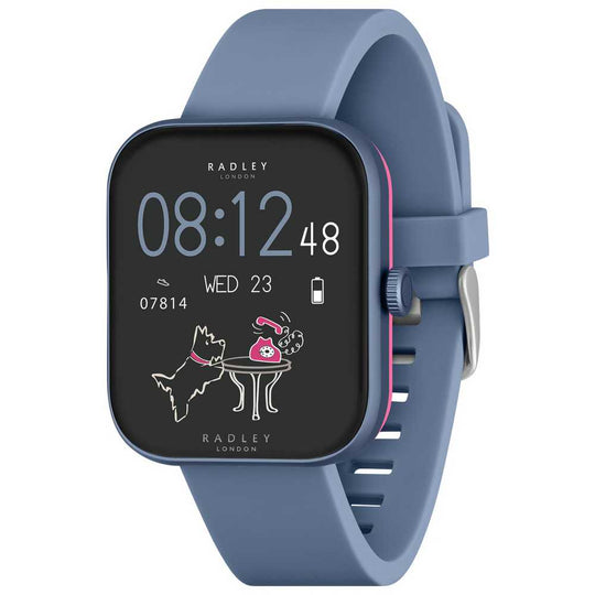 Radley Denim Blue Silicone Strap Calling Smart Watch