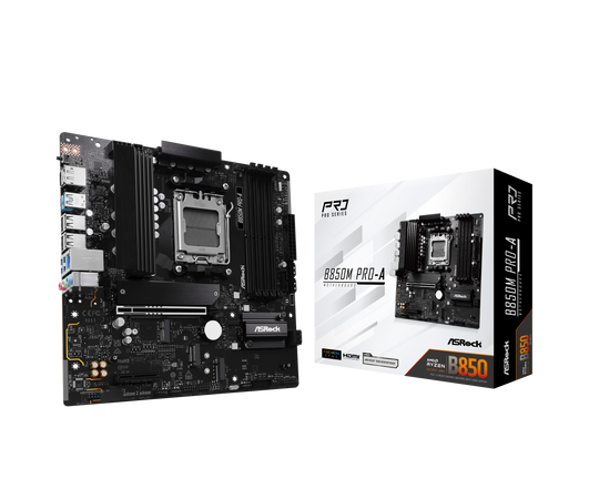 ASRock B850M Pro-A Socket AM5 mATX Motherboard