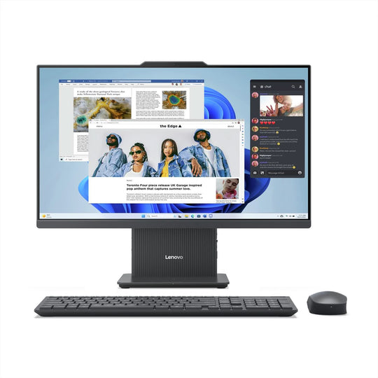 Lenovo - IdeaCentre AIO 3 + F0HR001PUK + All-in-One PC - AMD Ryzen 3 7335U - Radeon 660M - 8GB DDR5 - 512GB SSD - 23.8" FHD 100Hz - Windows 11