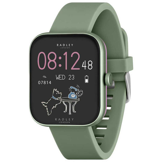 Radley Series 32 Olive Green Silicone Strap Smart Watch