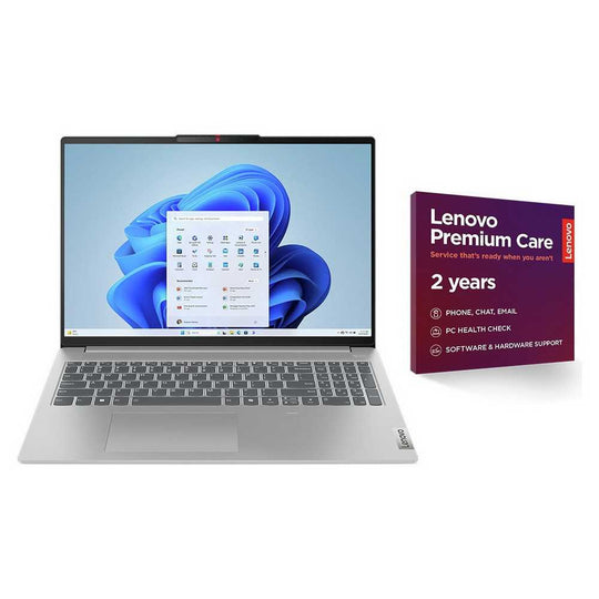 Lenovo - IdeaPad Slim 5 + 16in + Laptop - Intel Core i5-12450H - Intel UHD Graphics - 16GB RAM - 512GB SSD - 16-inch WUXGA - Windows 11 - Cloud Grey