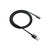 Canyon, CNE-CFI3B, mobile phone cable, 1 m, USB A, Lightning, Black - GIGATE KSA