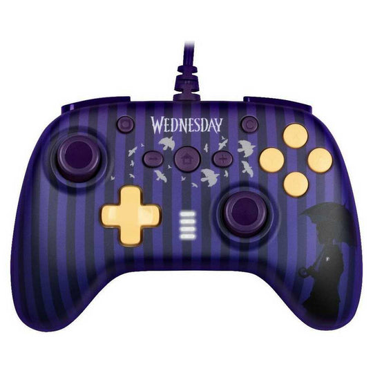Konix Wednesday Nintendo Switch Wired Controller - Purple