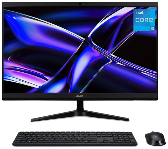 Acer - C24-1800 + All-in-One PC - Intel Core i5-12450H - Integrated Graphics - 8GB DDR4 - 512GB SSD - 23.8" FHD EyeCare - Windows 11
