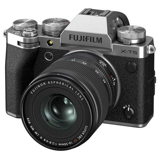 Fujifilm X-T5 Mirrorless Camera with 16-50 Lens - Silver