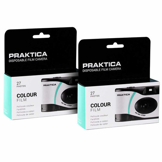 Praktica Single Use 27 Exposure Disposable Camera - Green