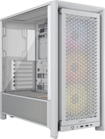 Corsair FRAME 4000D RS ARGB Mid Tower ATX Case Modular Design Dual 360mm Radiator - White
