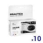 Praktica Single Use 27 Shots White Camera - 10 Pack