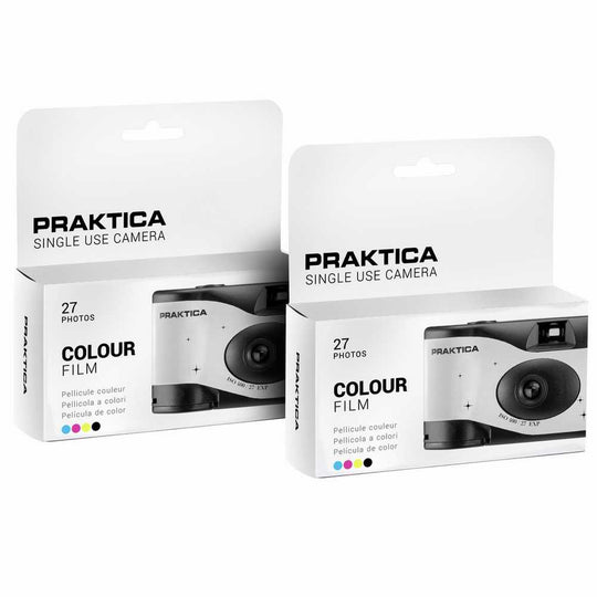 Praktica Single Use 27 Shots White Camera - 2 Pack