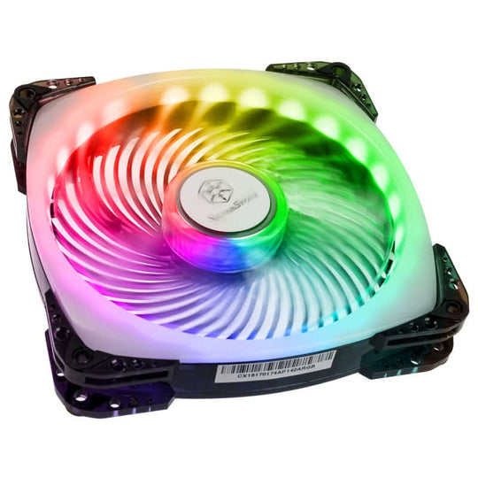 Silverstone AP142 ARGB Fan - 140mm PWM - Addressable RGB - Black
