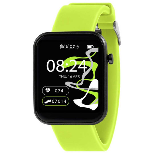 Tikkers Series 13 Bright Green Strap Smart Watch
