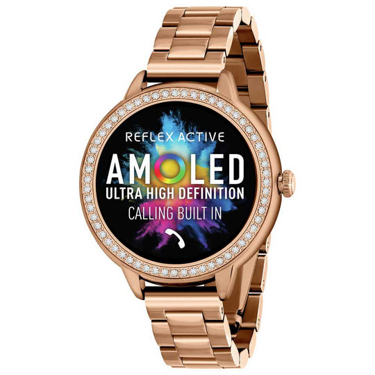 Reflex Active Series 41 Rose Gold Tone Calling Smart Watch