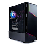 StormForce - Onyx + Gaming PC - AMD Ryzen 5 5500 - RTX 5060 - 16GB DDR4 - 1TB SSD - No OS - Black