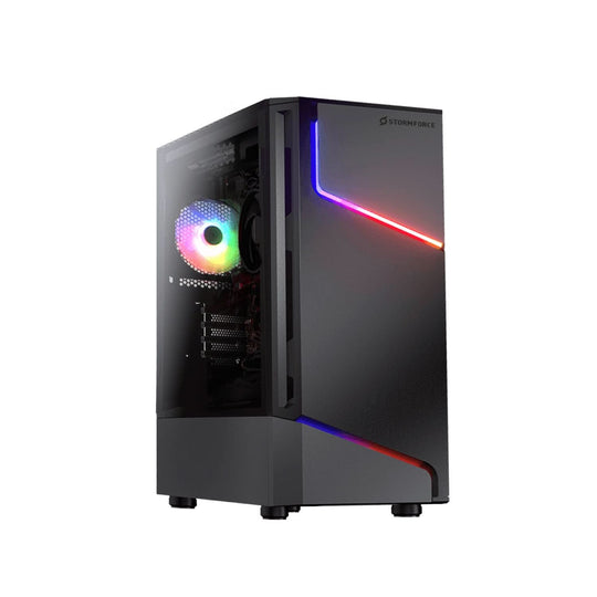 StormForce - Onyx Gaming Desktop - AMD Ryzen 7 5700G - Radeon Graphics - 16GB RAM - 1TB SSD - Windows 11 - Black