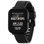 Reflex Active Series 44 Black Amoled GPS Calling Smart Watch
