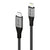 ALOGIC, Super Ultra, USB-C, Lightning Cable, 1.5m, Space Grey - GIGATE KSA