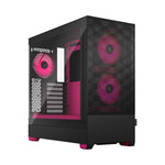 Fractal Design Pop Air Tower ATX Case with Tempered Glass - Black/Magenta