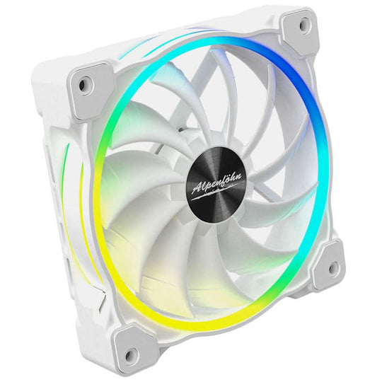 Alpenföhn Wing Boost 3 ARGB 120mm PWM Fan - High Speed - White