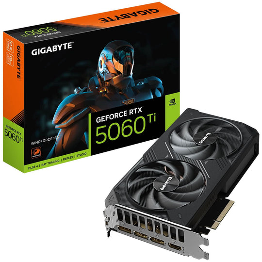 Gigabyte GeForce RTX 5060 Ti Windforce 16GB GDDR7 2407 MHz