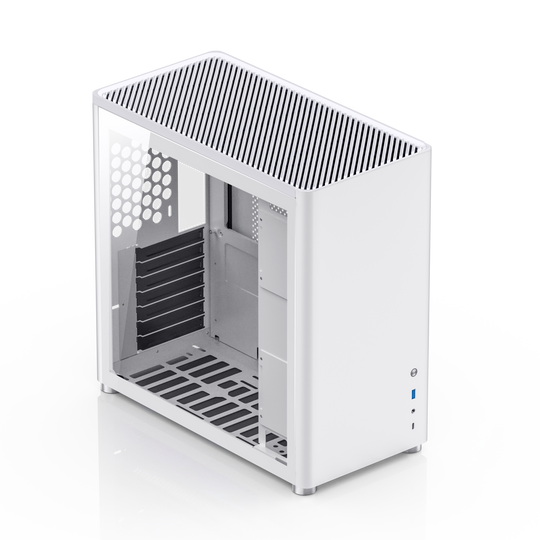 Jonsbo D40 ATX PC Case – White
