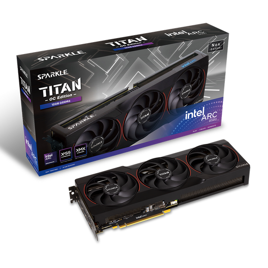 Sparkle Intel ARC B580 TITAN Nox 12GB GDDR6 Graphics Card