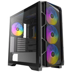 Antec AX-1000 ARGB Mid Tower Mesh Airflow Case - Black