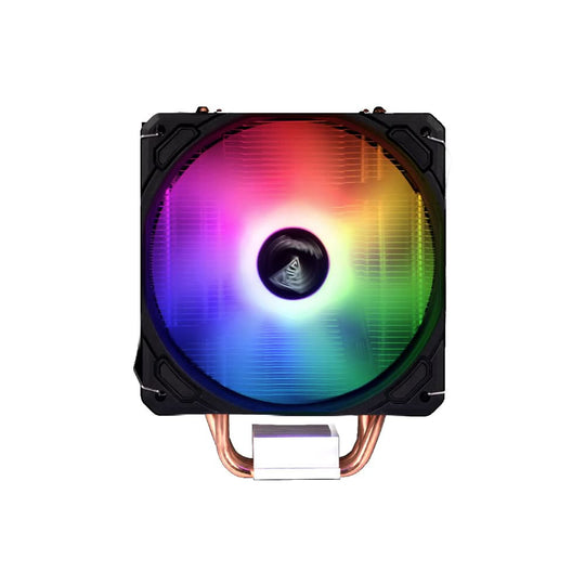 GAMDIAS Boreas E1-410 RGB CPU Cooler - 120mm ARGB Fan - 150W TDP - Black