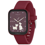 Radley Berry Red Silicone Strap Calling Smart Watch