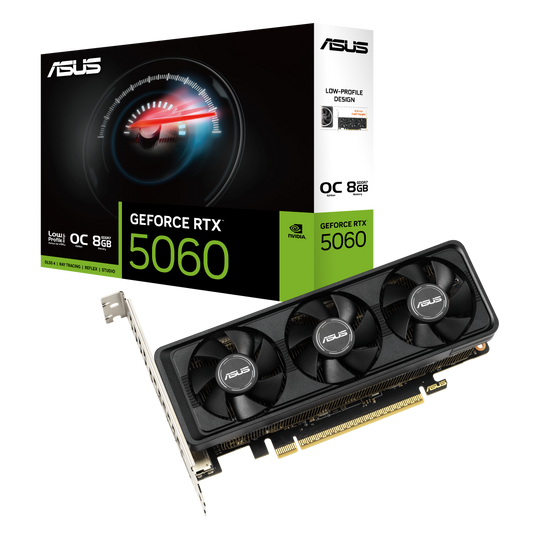Asus GeForce RTX 5060 LP BRK OC 8GB GDDR7 PCI-Express Graphics Card
