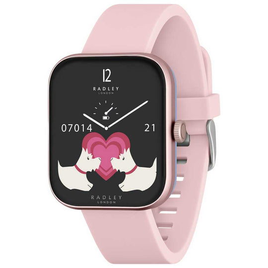 Radley Series 32 Pink Silicone Strap Calling Smart Watch
