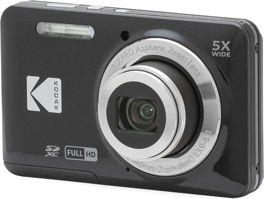 Kodak PIXPRO FZ55, Compact Camera, 16MP 5x Zoom, Black