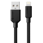 ALOGIC, ELPA8P02-BK, mobile phone cable, 2 m, USB A, Lightning , Black