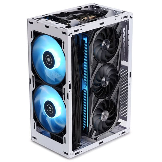 Ssupd Meshlicious Mini ITX Case - Full Mesh - White