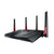 ASUS RT-AC88U wireless router Gigabit Ethernet Dual-band (2.4 GHz / 5 GHz) Black, Red - GIGATE KSA