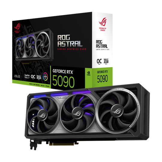 ASUS ROG Strix GeForce RTX 5090 Astral OC 32GB GDDR7 2610 MHz Graphics Card