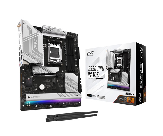 ASRock B850 Pro RS WiFi Socket AM5 DDR5 ATX Motherboard