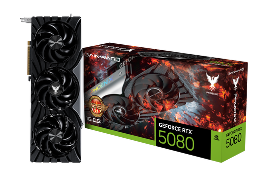 بطاقة الرسوميات جينورد جيفورس RTX 5080 فينيكس GS بسعة 16 جيجابايت GDDR7 بتردد 2700 ميجاهرتز